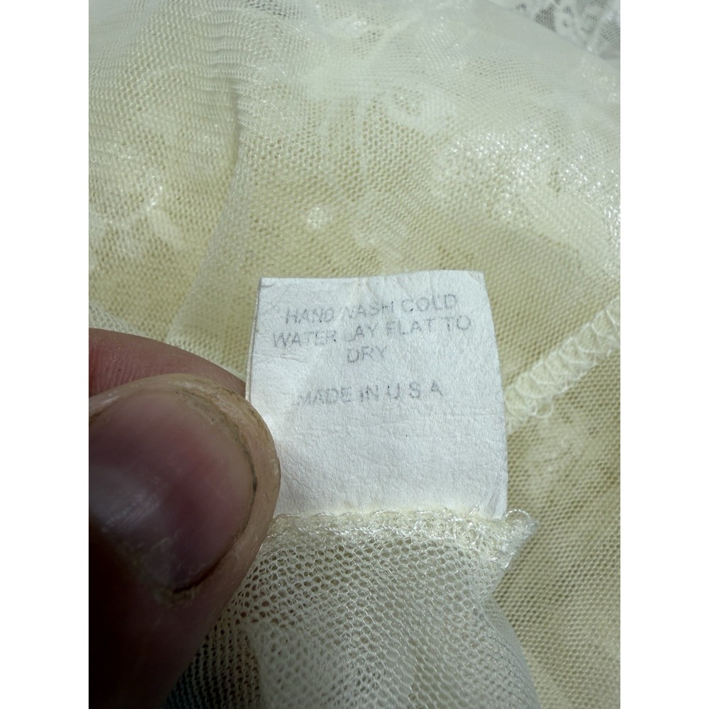 Claire Pettibone Lace Slip Sheer Full Xl Vintage Dainty Chic Victorian Feminine - Picture 7 of 8